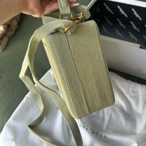 Kendrick Trunk | Green Denim w/ Gold Hardware - Picture 2 of 7